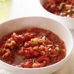 Spanische Gazpacho-Suppe