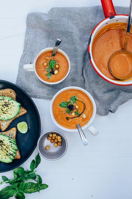 Come preparare il gazpacho con glassa all'aceto balsamico