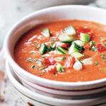 Spanische kalte Suppe Gazpacho