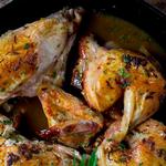 Hähnchen in der Pfanne nach griechischer Art