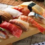 Nigiri-Sushi mit Fisch
