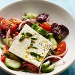 Klassischer griechischer Salat "Horiatiki"
