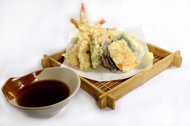 Zubereitung von Tempura