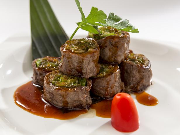 Zubereitung - Negimaki Rindfleischröllchen