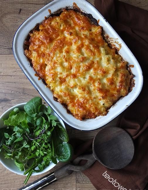 Rezept für Pastitsio mit Mangold