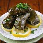 Dolma (mit Fleisch gefüllte Weinblätter)