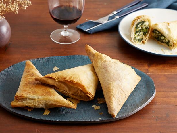 Zubereitung – Spinat-Spanakopita-Filo-Teigpasteten