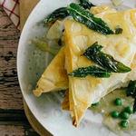 Spanakopita Filoteig-Käsekuchen