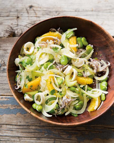 Zubereitung - Vietnamesischer gegrillter Tintenfischsalat