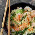 Vietnamesischer Garnelen-Couscous-Salat