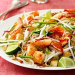 Pad Thai Reisnudeln mit Garnelen