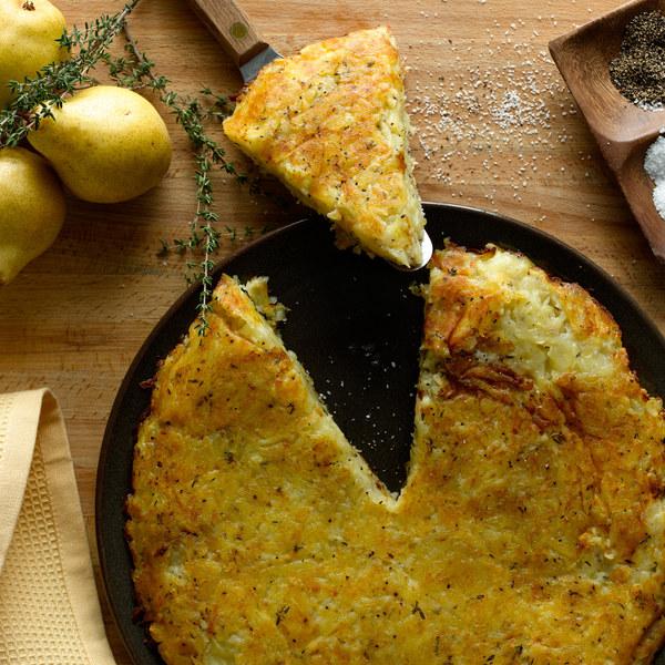 Wie man Rösti (Schweizer Kartoffelpuffer) zubereitet