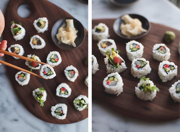 Kuidas teha uramaki sushit (California tuunikalarull)