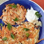 Süßkartoffel-Latkes