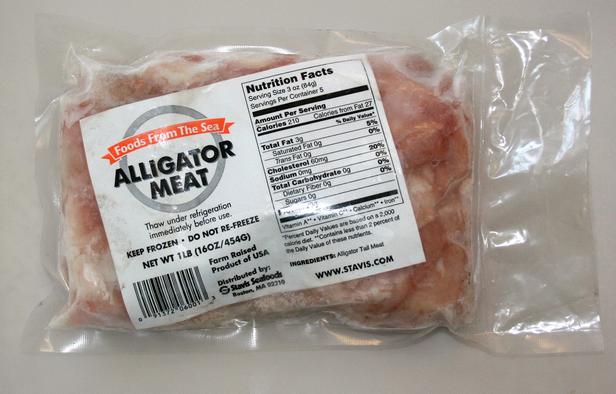 Alligatorfleisch