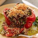 Gefüllte Paprika mit Pute und Quinoa