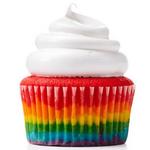 Regenbogen-Cupcakes