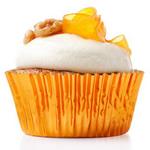 Karotten-Cupcakes mit Walnüssen