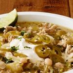 Weiße Chilischoten mit Hühnchen