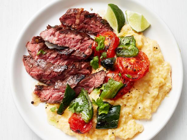Come preparare - Bistecca di diaframma alla tex-mex con farina di mais al formaggio