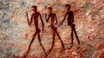 primitive Menschen des Paläolithikums
