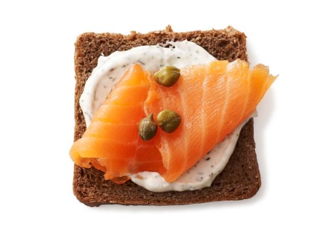 39. Canapés mit Räucherlachs