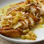 Hähnchen in Currysauce gebacken