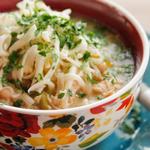 Weißes Chili mit Hähnchen aus dem Schongarer