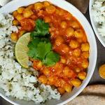 Kokos-Curry mit Kichererbsen