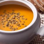 شوربة اليقطين مع توابل الكاري