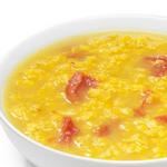 شوربة عدس مع طماطم مجففة بالكاري