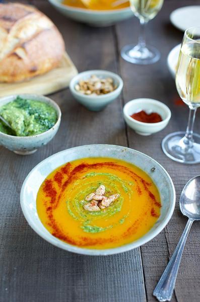 Zubereitung - Gebackene Auberginensuppe