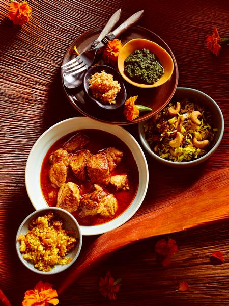 Zubereitung - Traditionelles Schweinefleisch-Curry Vindaloo
