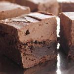 Brownies mit Kaffeesahne