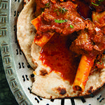 Geschmortes Lamm in Currysauce