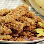 Bananen-Pakoras mit Curry