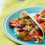 Gegrillte Fajitas mit zwei verschiedenen Füllungen