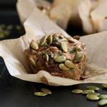 Buchweizenmuffin mit Grünkohl und Pilzen