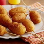 Mini-Corn-Dog am Spieß