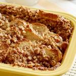 Brotauflauf mit Walnusskruste