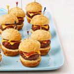 Mini-Burger für ein Buffet