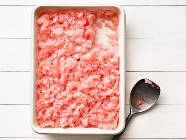 Wie man Granita herstellt – Rosa Schnee
