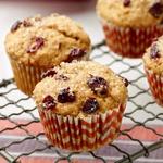 Kürbismuffins mit Cranberries