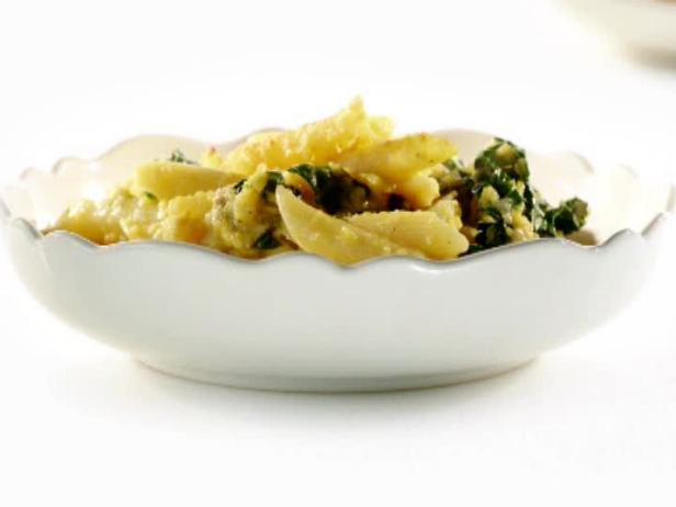 Rezept für cremigen Nudel-Kürbis-Auflauf