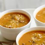 شوربة اليقطين مع الأرز والكاري