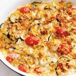 Hähnchen mit Mais in der Pfanne