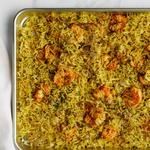 Garnelen-Curry-Biryani