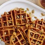 Kürbiswaffeln mit Orangensirup