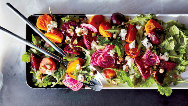 Zubereitung - Rote-Bete-Salat mit Ziegenkäse