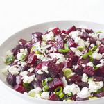 Gebackene Rote Bete mit Feta-Käse